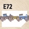 Oregon Oregon PowerCut E72 20 in. Chainsaw Chain 72 links E72 - alternate 3